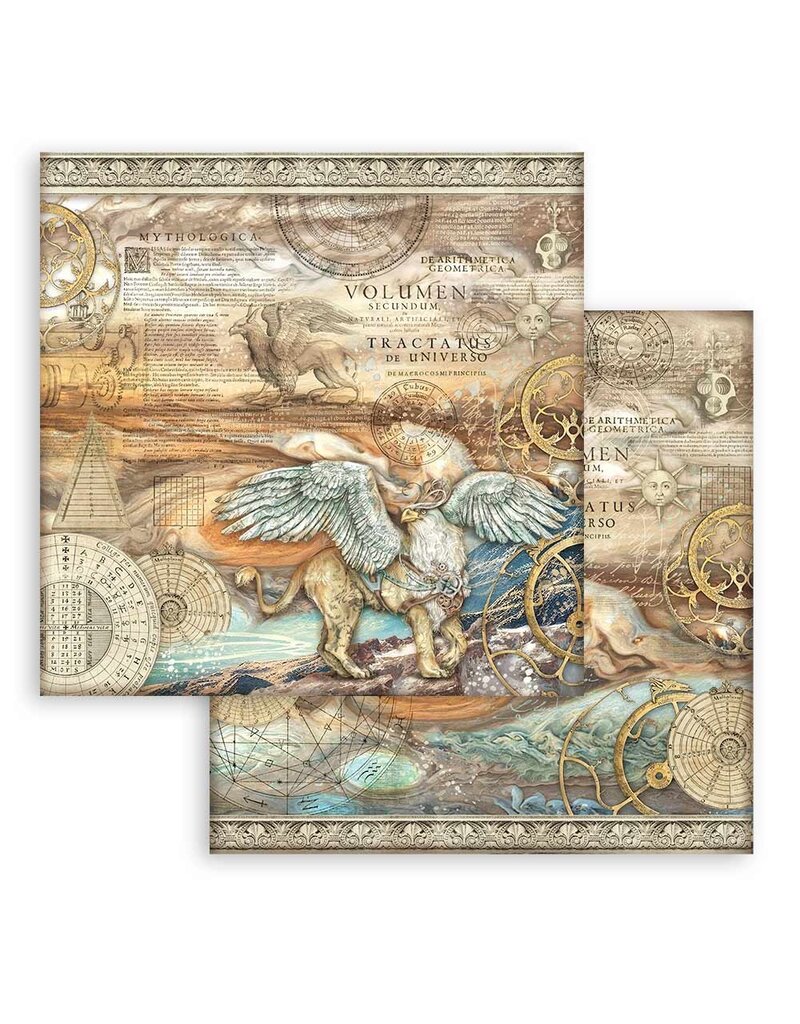 Stamperia Scrapbooking Pad 10 sheets cm 30,5x30,5 (12"x12") - Sir Vagabond in Fantasy World