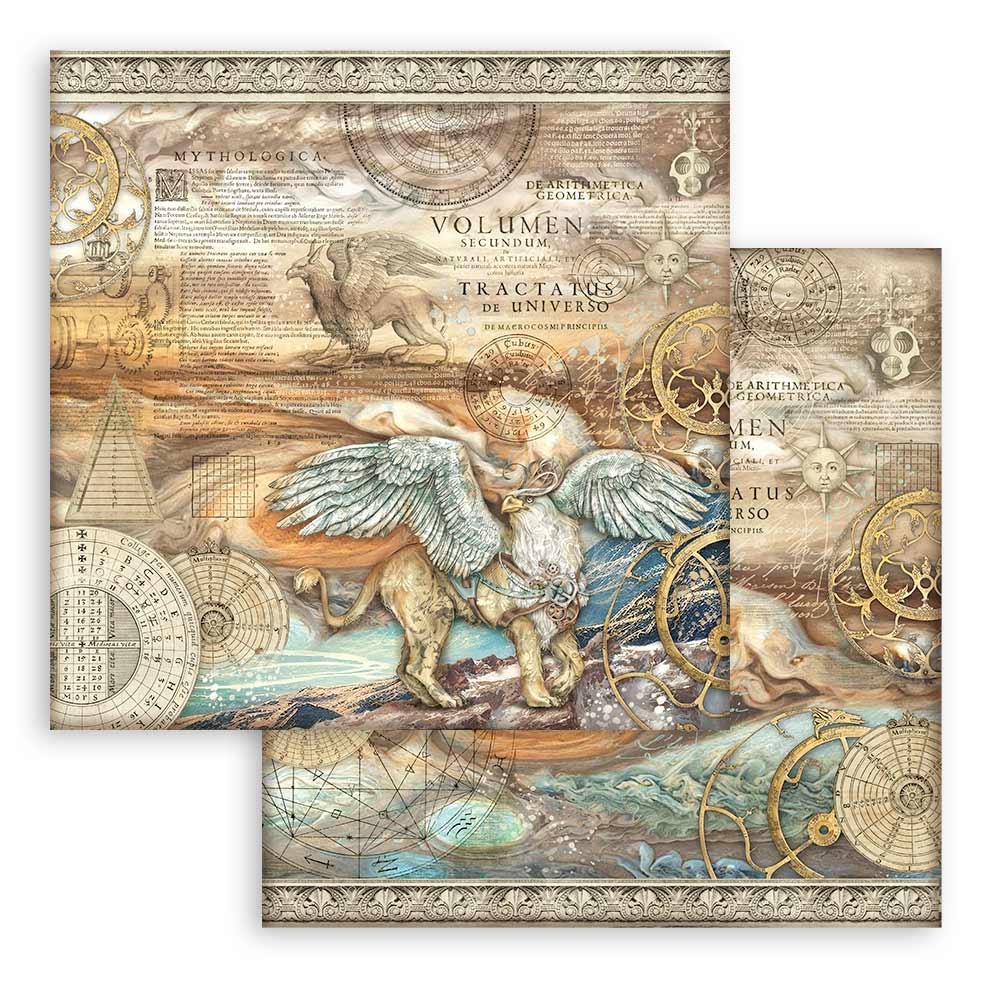 Stamperia Scrapbooking Pad 10 sheets cm 30,5x30,5 (12"x12") - Sir Vagabond in Fantasy World