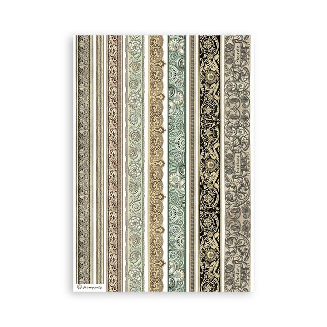 Stamperia Washi pad 8 sheets A5 - Sir Vagabond in Fantasy World