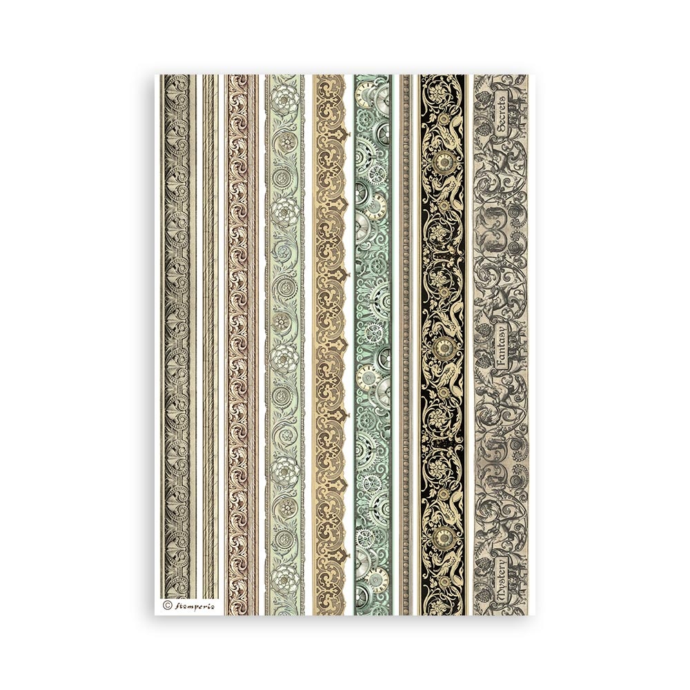 Stamperia Washi pad 8 sheets A5 - Sir Vagabond in Fantasy World