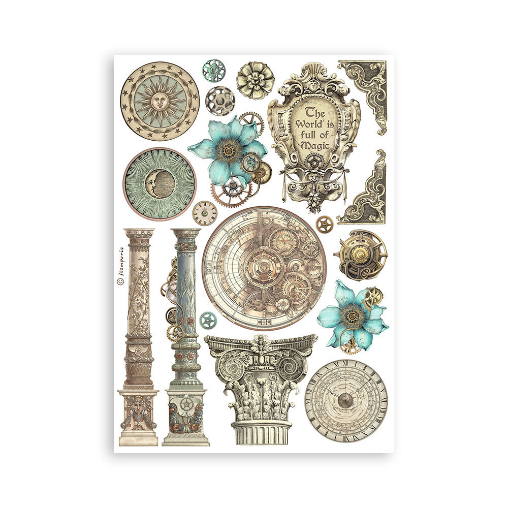 Stamperia Washi pad 8 sheets A5 - Sir Vagabond in Fantasy World