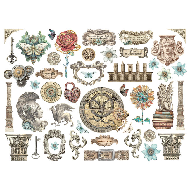 Stamperia Die cuts assorted - Sir Vagabond in Fantasy World