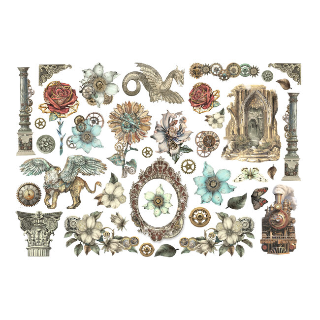 Stamperia Ephemera  - Sir Vagabond in Fantasy World