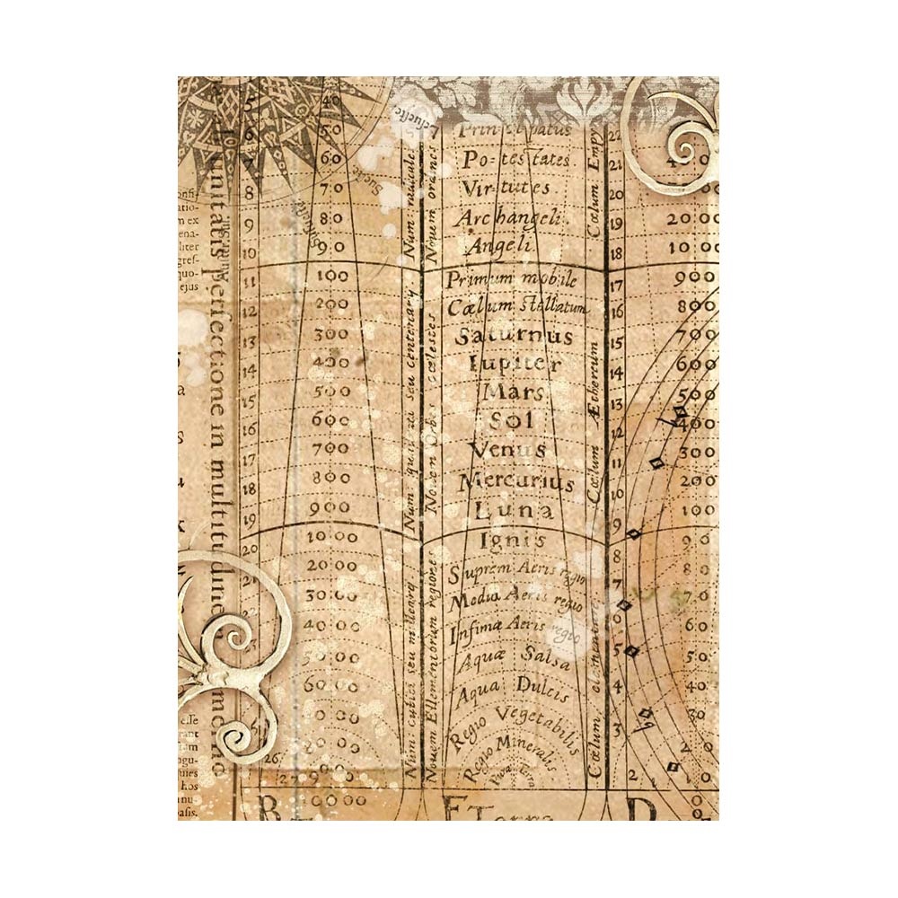 Stamperia Selection 8 Rice paper A6 backgrounds - Sir Vagabond in Fantasy World