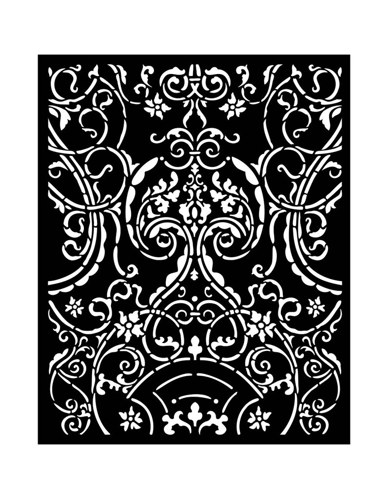 Stamperia Thick stencil cm 20X25 - Sir Vagabond in Fantasy World metal decor