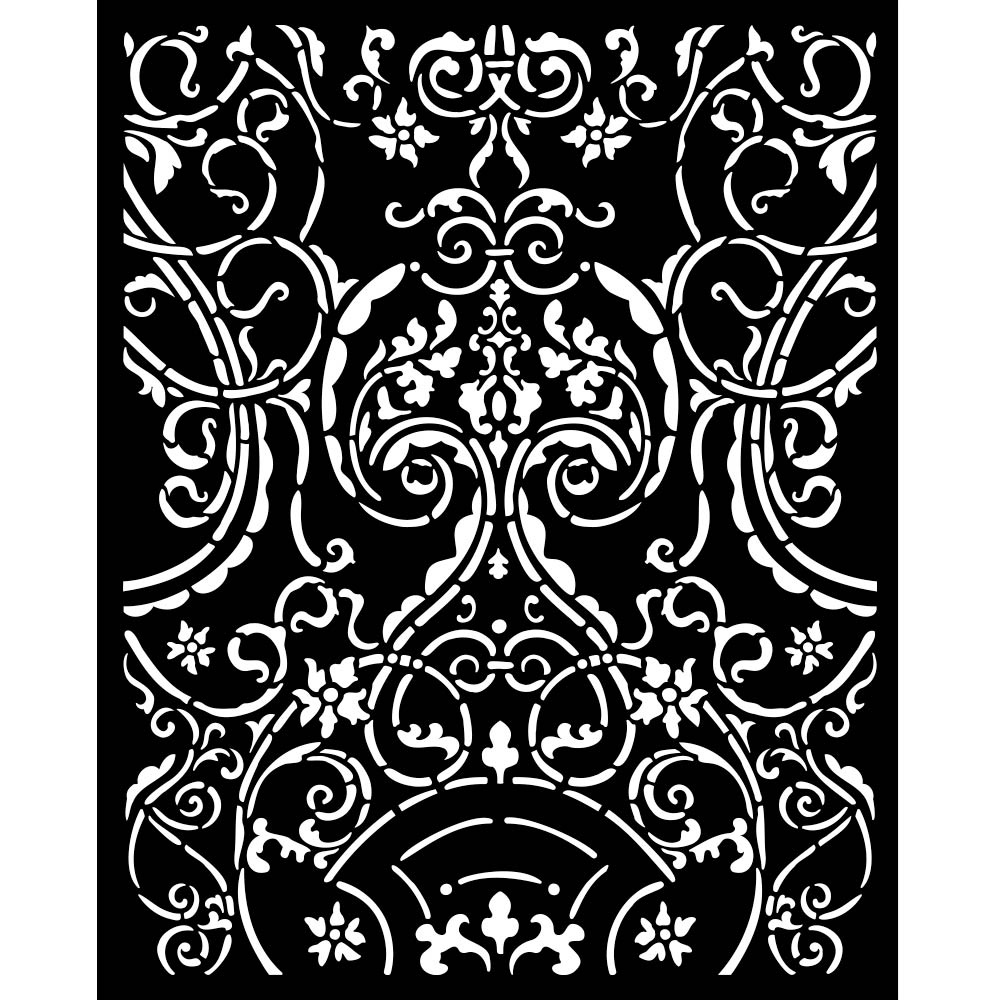 Stamperia Thick stencil cm 20X25 - Sir Vagabond in Fantasy World metal decor