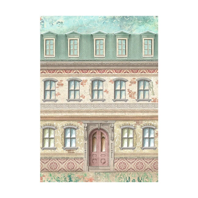 Stamperia Selection 8 Rice paper A6 backgrounds - Orchids and Cats