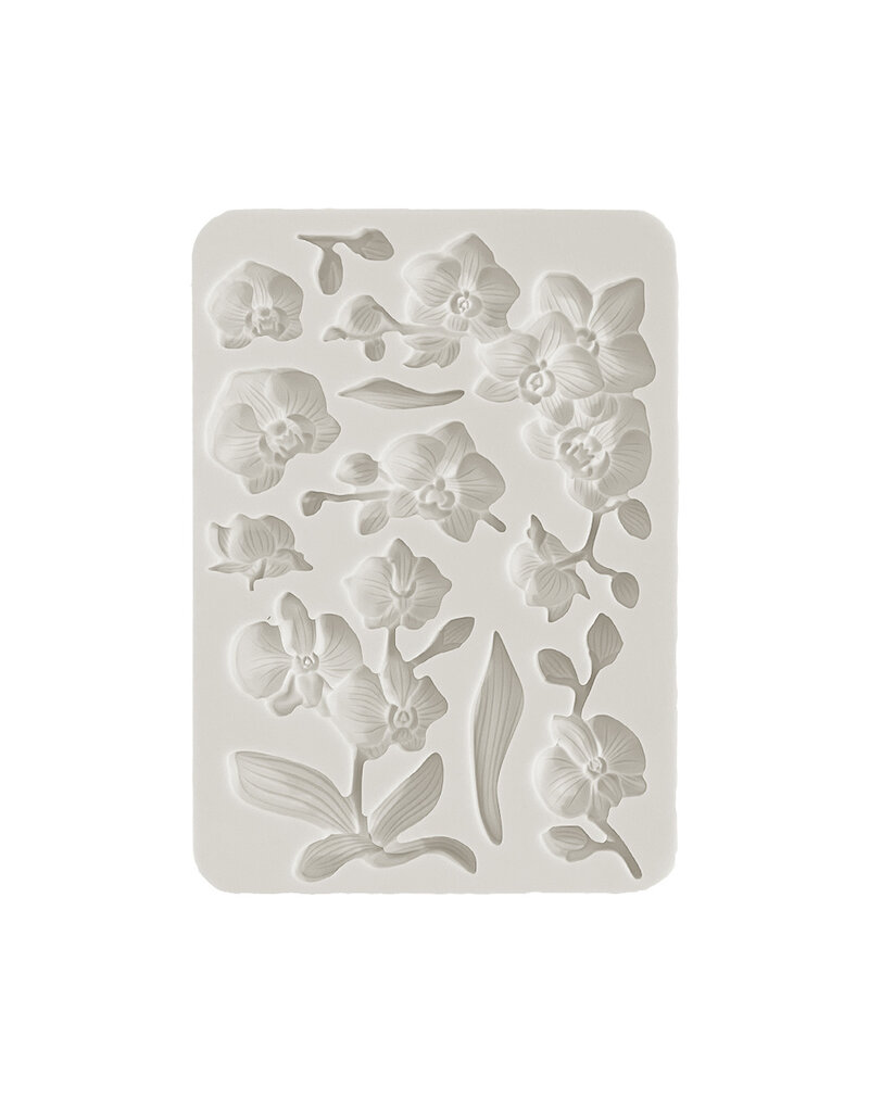 Stamperia Silicon mold A5 - Orchids and Cats orchids