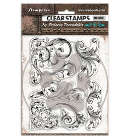 Stamperia Acrylic stamp cm 14x18 - Sir Vagabond in Fantasy World greeks