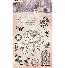 Studio Light JMA Clear Stamp Timeless peony Victorian Dreams nr.610