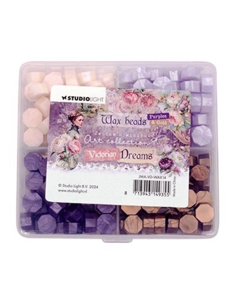Studio Light JMA Wax Beads 4 colors Purple Victorian Dreams 60 G nr.14
