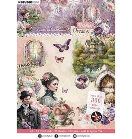 Studio Light JMA Die-cut Paper Pad Paper elements Victorian Dreams nr.141