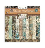 Stamperia Scrapbooking Pad 10 sheets cm 30,5x30,5 (12"x12") Maxi Background selection - Sir Vagabond in Fantasy World