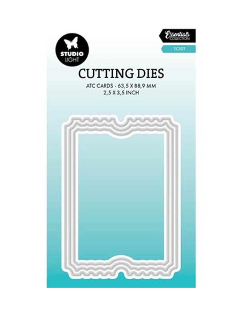 Studio Light SL Cutting Die ATC Ticket Essentials nr.785