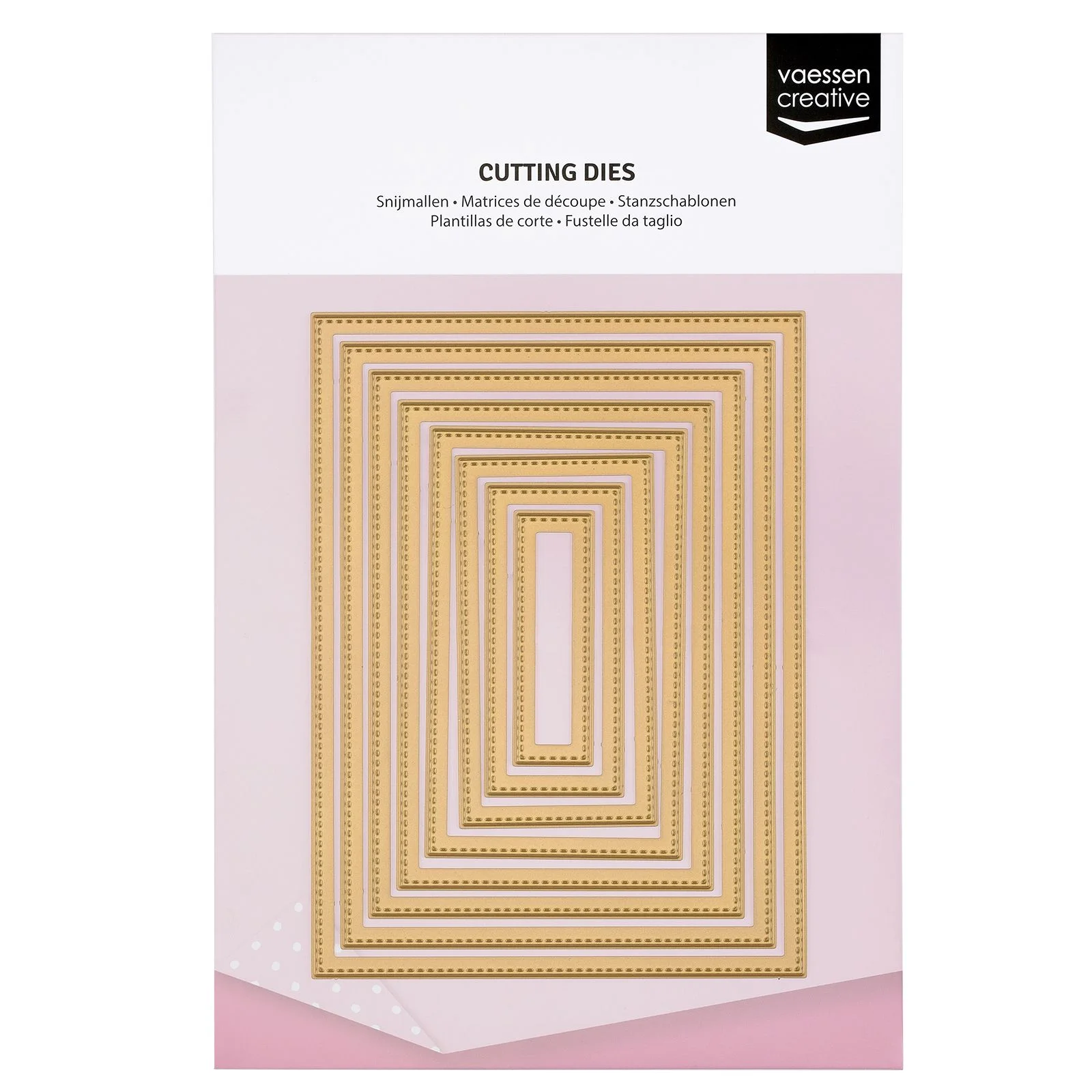 Vaessen Creative Vaessen Creative • Essentials Snijmallen Rectangles Stitched