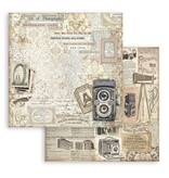 Stamperia Scrapbooking Pad 10 sheets cm 30,5x30,5 (12"x12") - Brocante Antiques