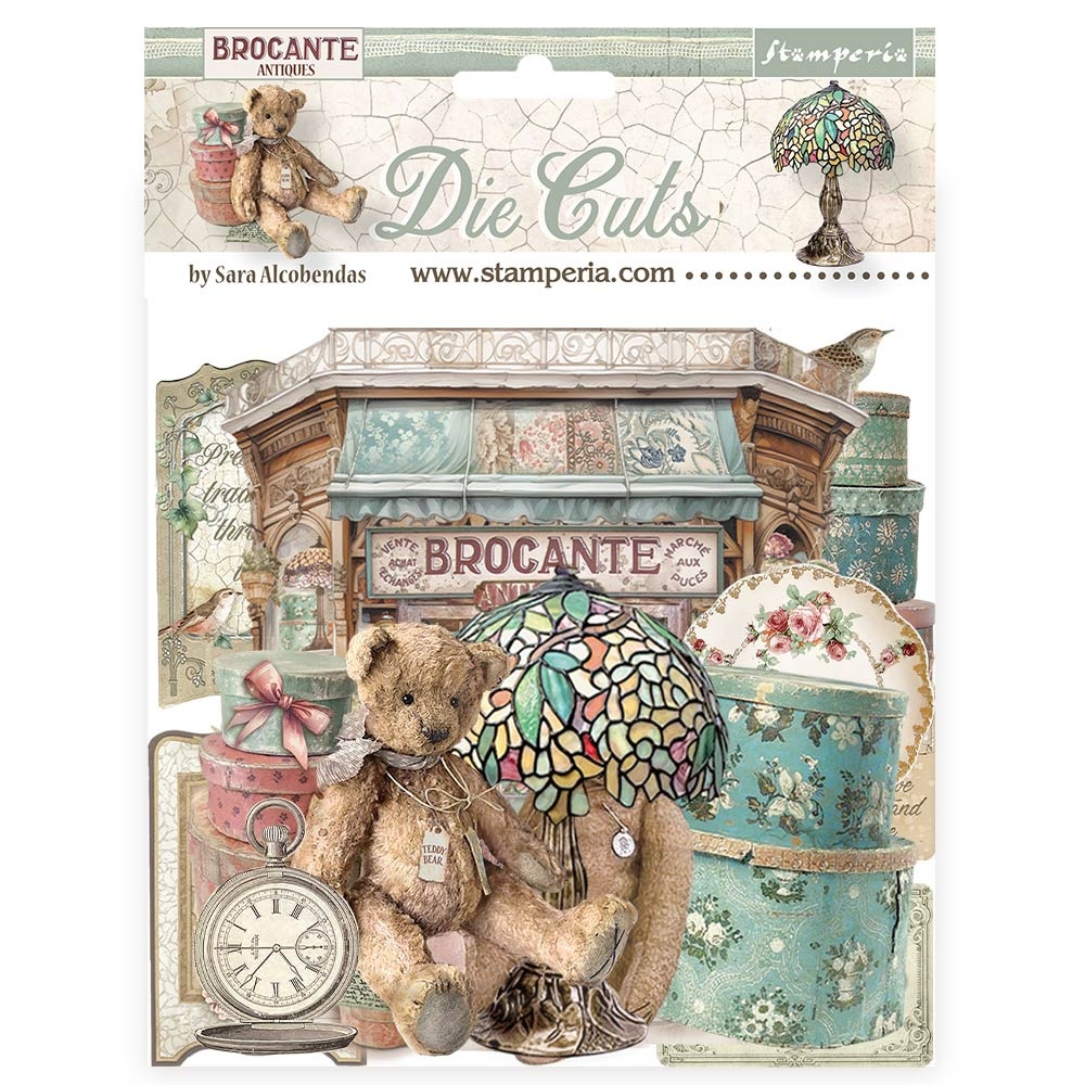 Stamperia Die cuts assorted - Brocante Antiques