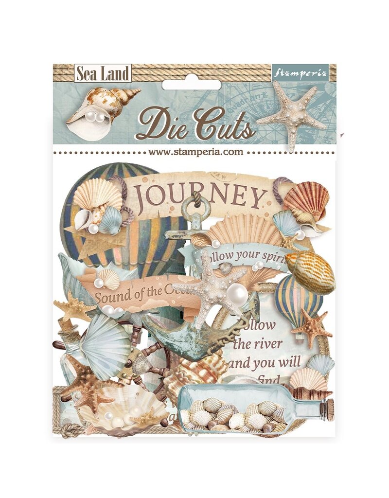 Stamperia Die cuts assorted - Sea Land