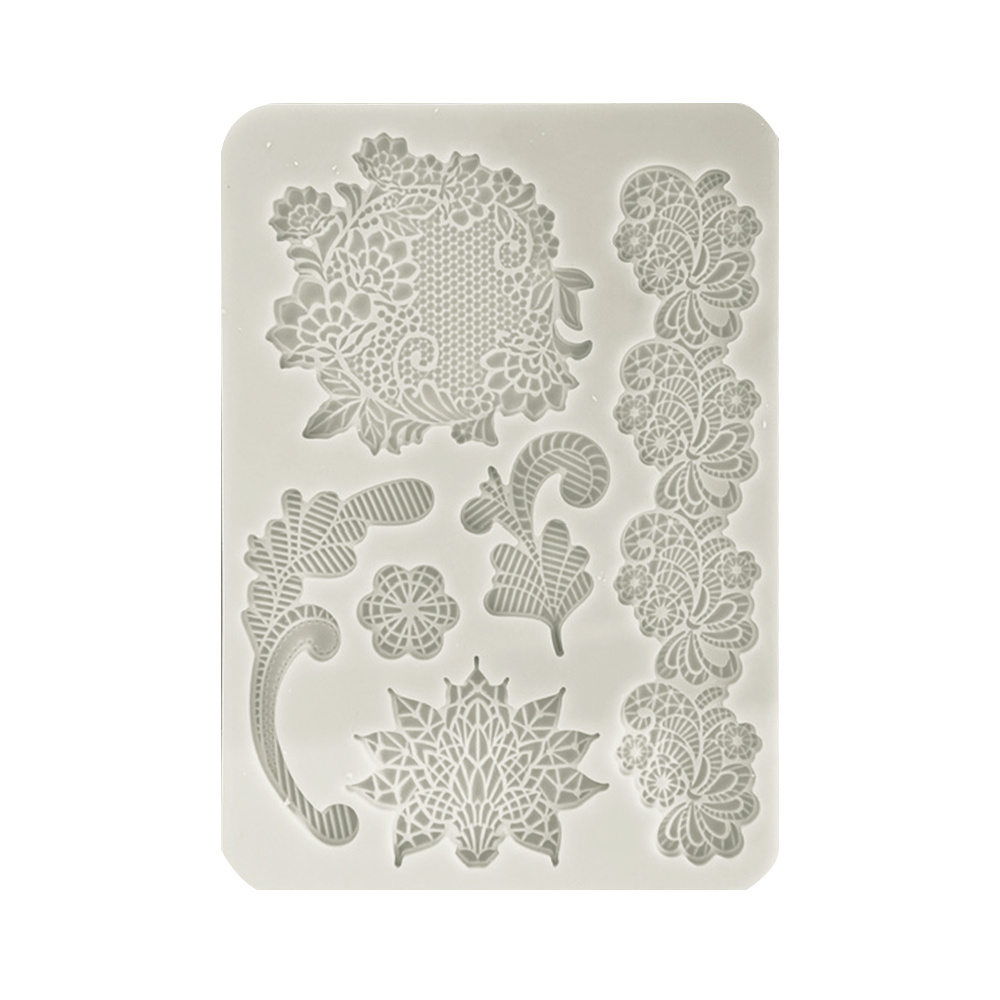 Stamperia Silicon mold A5 - Brocante Antiques laces