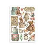 Stamperia Washi pad 8 sheets A5 - Brocante Antiques