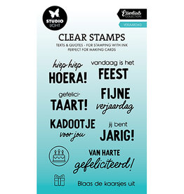 Studio Light SL Clear stamp Verjaardag Essentials nr.639