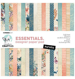 Studio Light CCL Designer paper pad Aurelia 170gsm Essentials nr.150