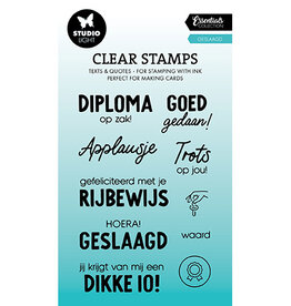 Studio Light SL Clear stamp Geslaagd Essentials nr.642