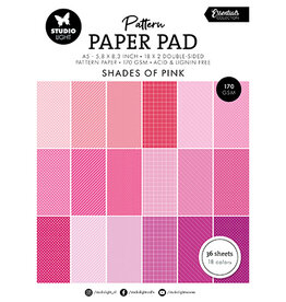Studio Light SL Pattern paper pad Shades of pink Essentials nr.163