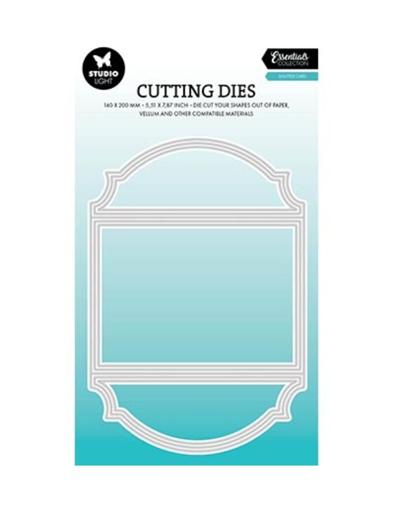 Studio Light SL Cutting Die Shutter card shape Essentials nr.786