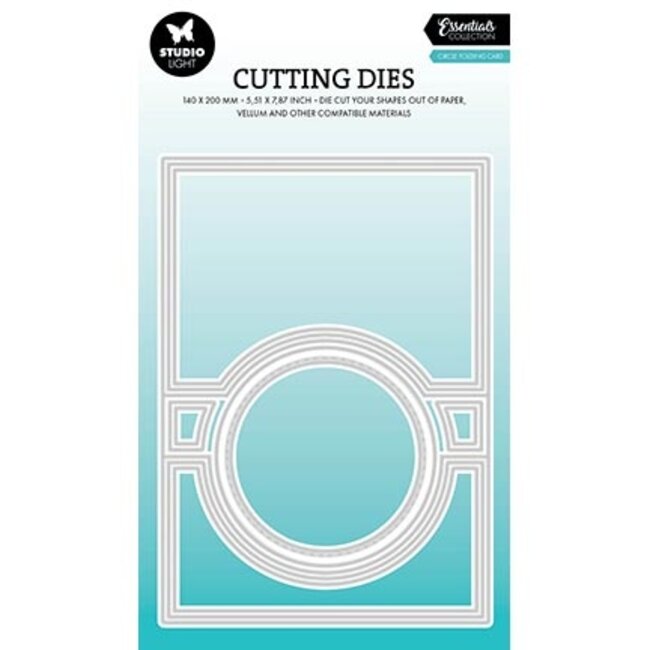 Studio Light SL Cutting Die Circle folding card shape Essentials nr.787