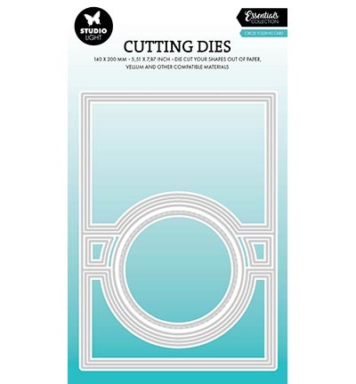 Studio Light SL Cutting Die Circle folding card shape Essentials nr.787
