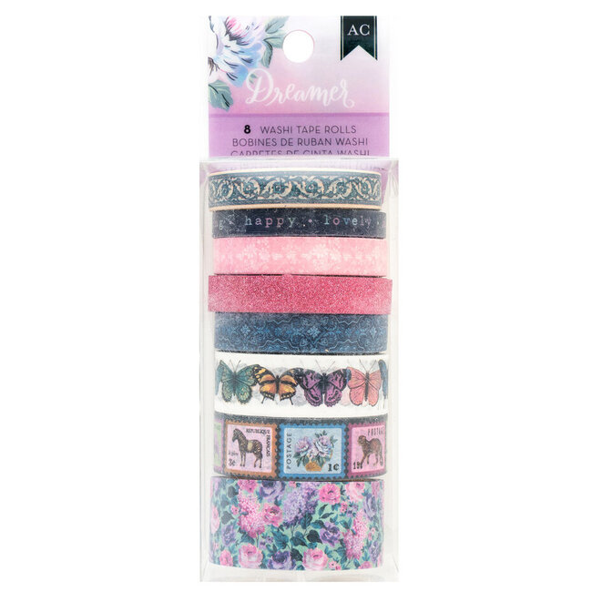 American Crafts Dreamer Washi Tape Spools (8pcs)