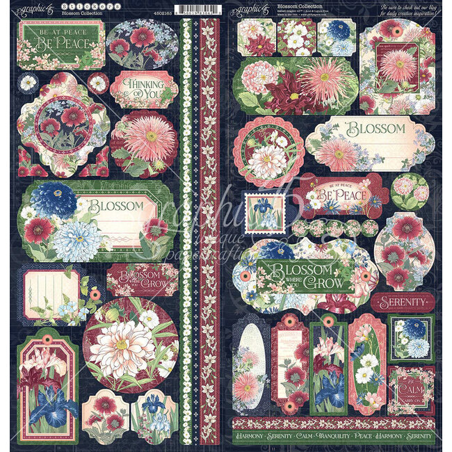 Graphic 45 Blossom Stickers