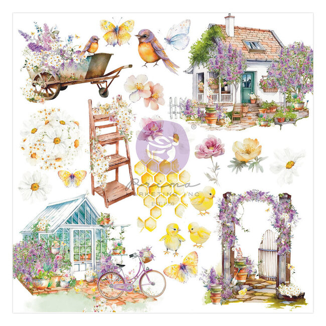 Prima Marketing In Full Bloom 12x12 Inch Paper Pad