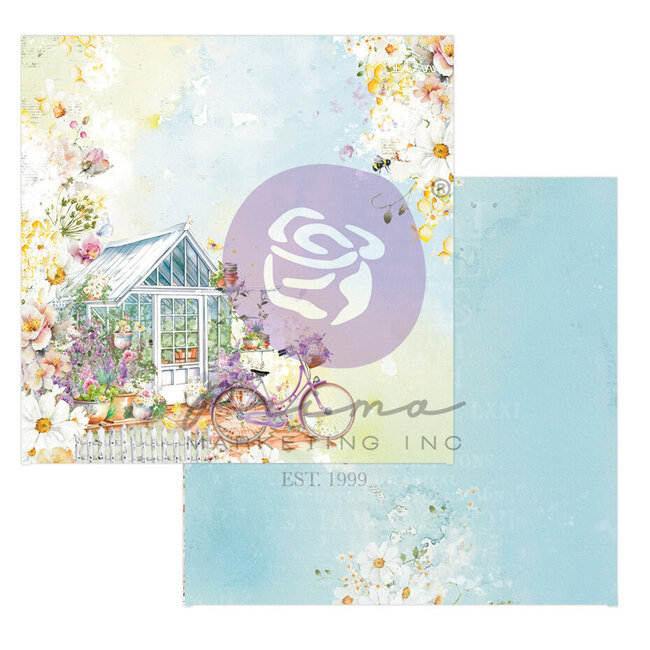 Prima Marketing In Full Bloom 12x12 Inch Paper Pad