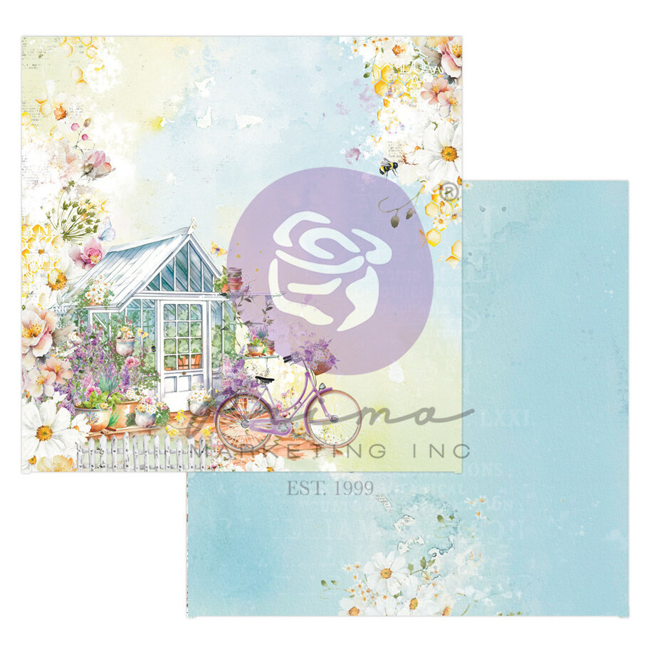 Prima Marketing In Full Bloom 12x12 Inch Paper Pad