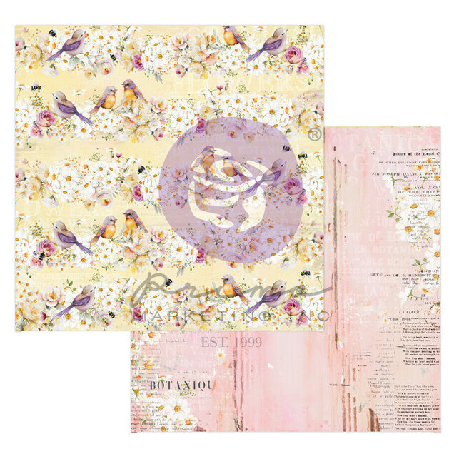 Prima Marketing In Full Bloom 12x12 Inch Paper Pad