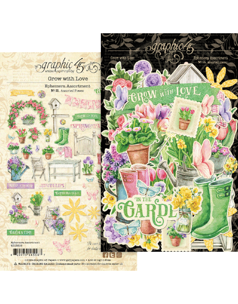 Graphic 45 Grow with Love Ephemera Assortment