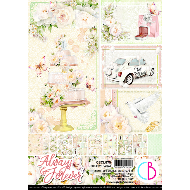 Ciao Bella ALWAYS & FOREVER CREATIVE PAD A4