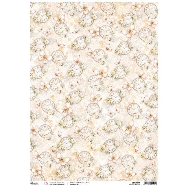 Ciao Bella RICE PAPER A3 PRECIOUS MOMENTS
