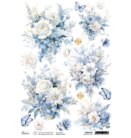 Ciao Bella RICE PAPER A4 FLOWERING BUSH