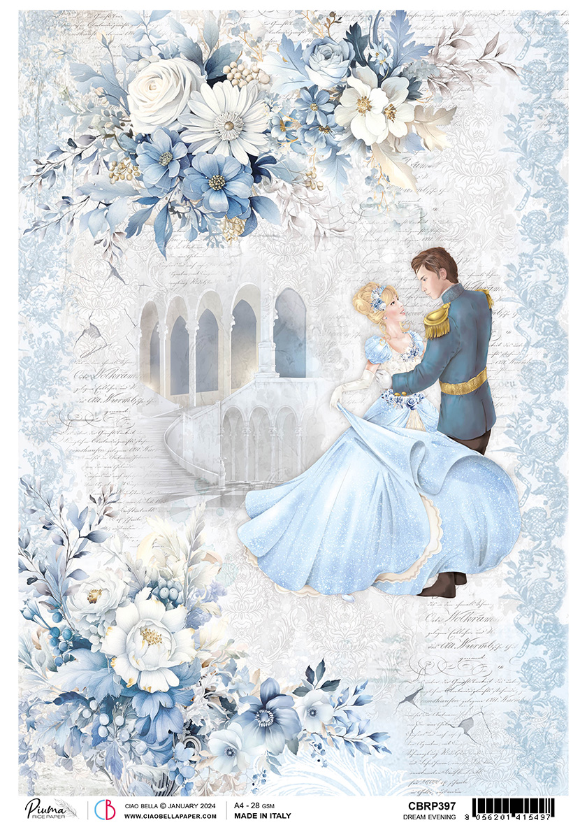 Ciao Bella RICE PAPER A4 DREAM EVENING