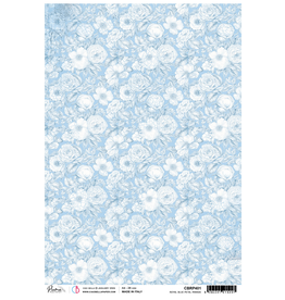 Ciao Bella RICE PAPER A4 ROYAL BLUE PETAL PARADE