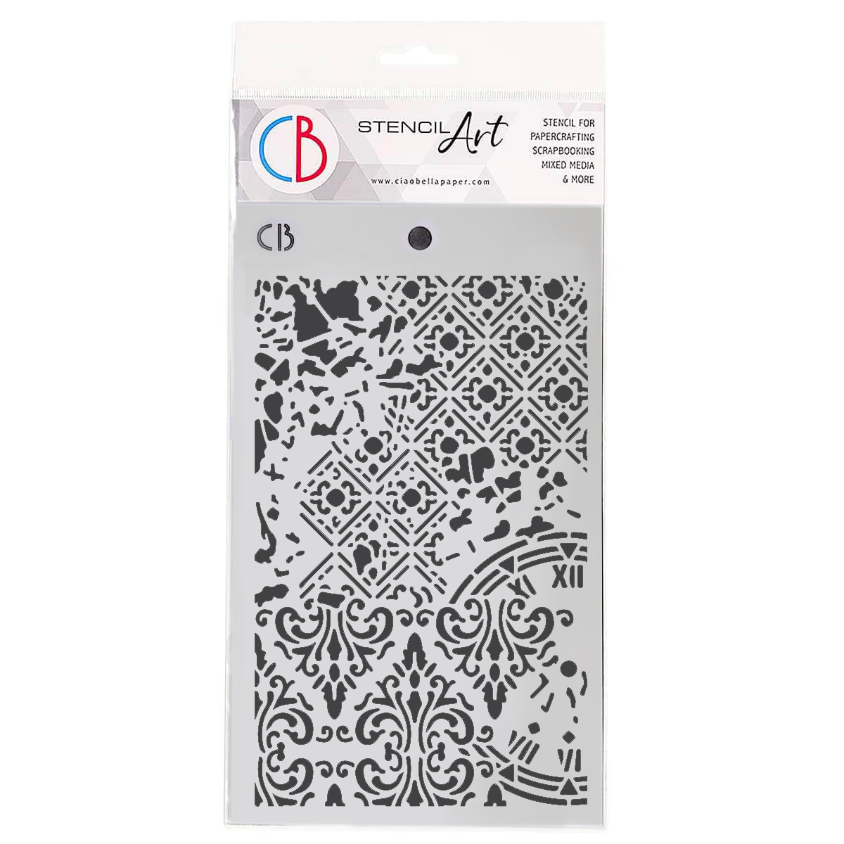 Ciao Bella TEXTURE STENCIL 5"X8" INFINITE ILLUSIONS