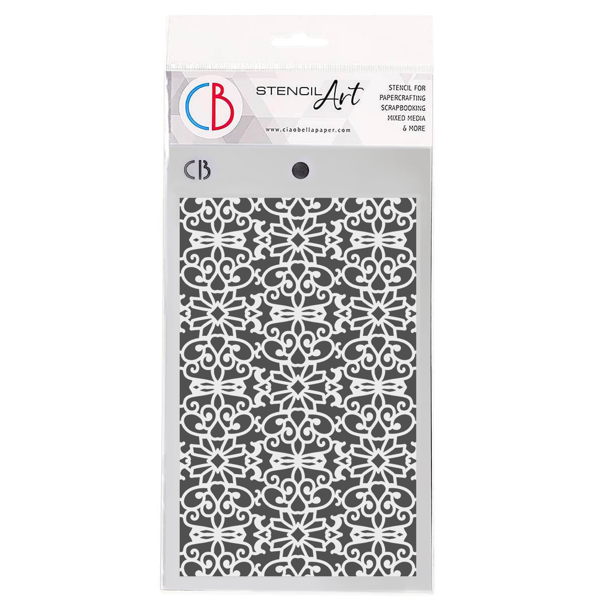 Ciao Bella TEXTURE STENCIL 5"X8" CEREMONY