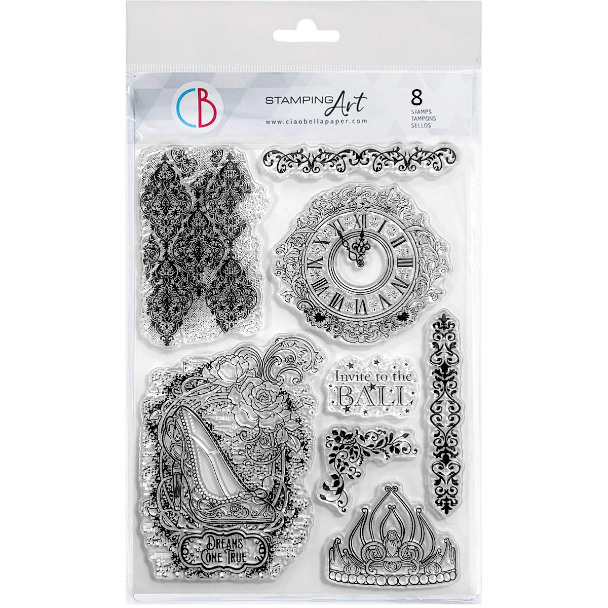 Ciao Bella CLEAR STAMP SET 6"X8" DREAM COME TRUE