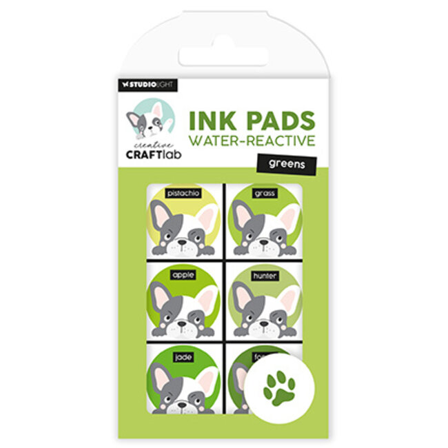 Studio Light CCL Ink Pads Water-reactive greens Essentials nr.22