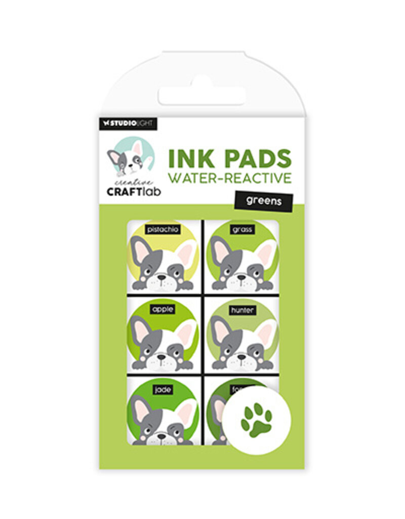 Studio Light CCL Ink Pads Water-reactive greens Essentials nr.22