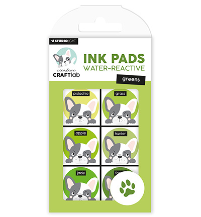 Studio Light CCL Ink Pads Water-reactive greens Essentials nr.22