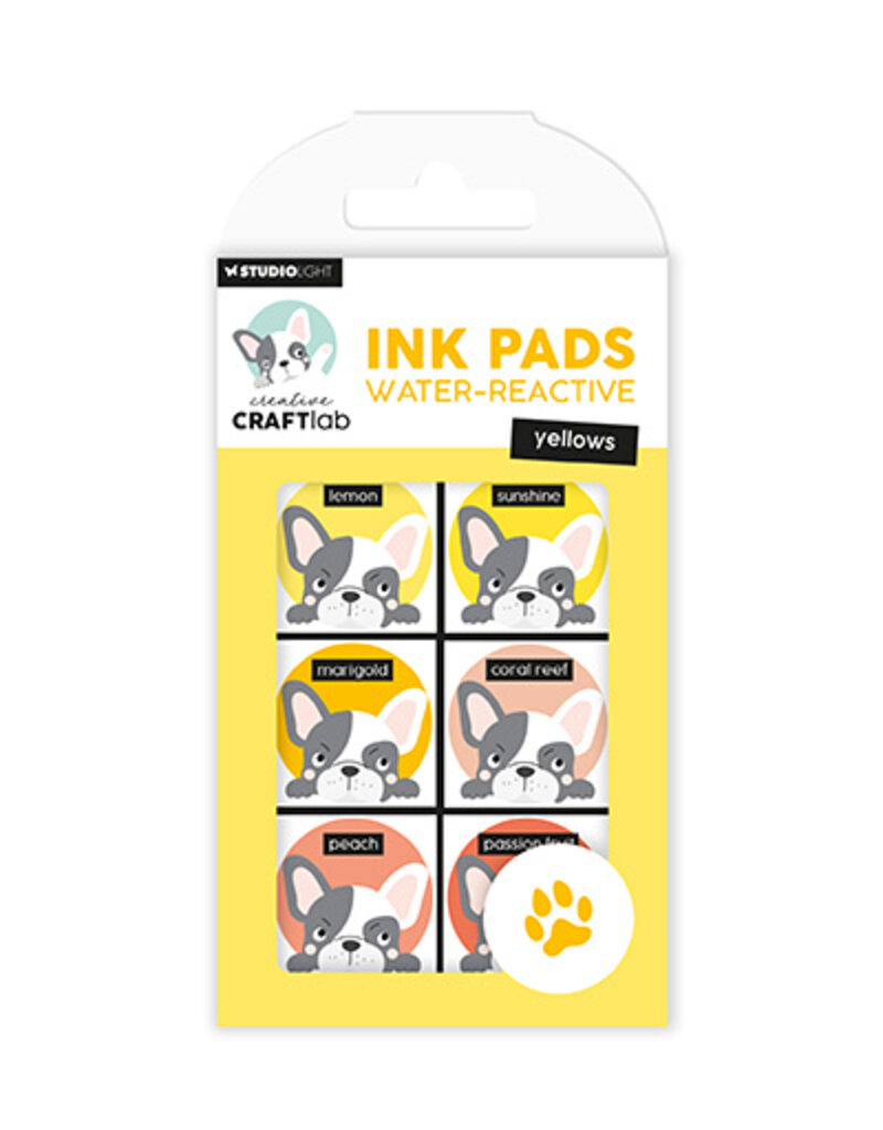 Studio Light CCL Ink Pads Water-reactive yellows Essentials nr.21
